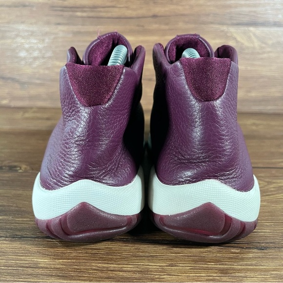 Nike Air Jordan Future Bordeaux Phantom Leather Sneakers Women’s Size 8.5 Shoes - Picture 4 of 11